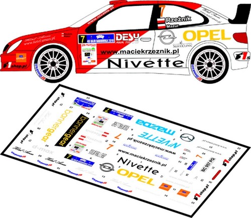 Decals citroën xsara wrc - 1/43,