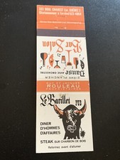 Vintage Canada Matchbook: “Le Barillet Pub” Quebec