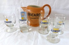 RICARD Lot 4 verres ballons+ 1