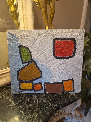 Tableau huile sur - tableau,