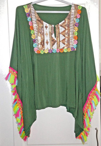 Top esprit poncho caftan vert - esprit,