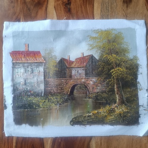 Peinture huile signé - peinture, l