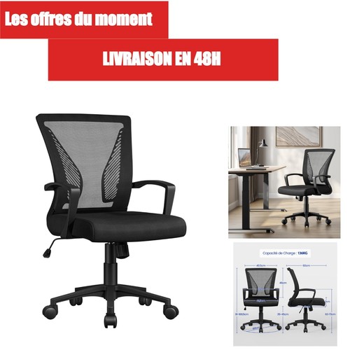 Yaheetech chaise bureau - yaheetech,