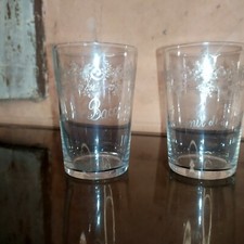 Paire de gobelet , verres en