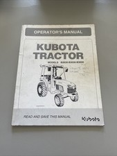 Kubota B2630 B3030 B3000 Tractor Operator’s Manual 
