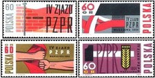 Timbres Pologne 1356/1359 ** - 84830FU