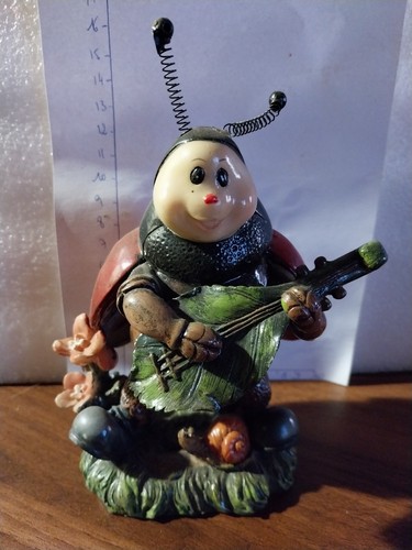 Figurine coccinelle ancienne - coccinelle,