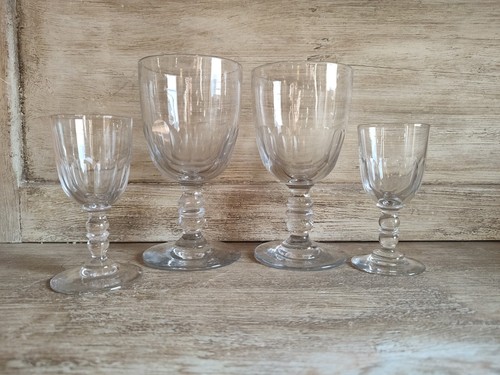 Lot verres vin - à, liqueur