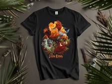 Disney Lion King Characters Main T-shirt T shirt Men Women Unisex Tshirt K226