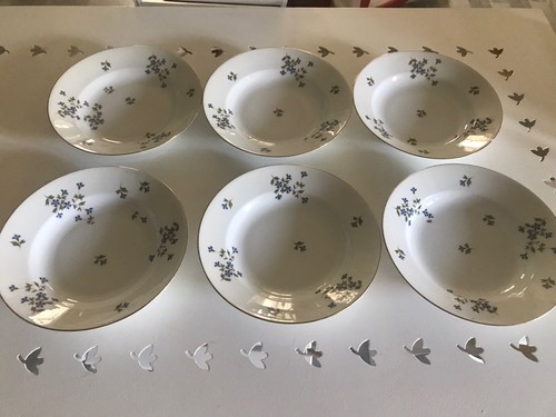 Limoges jbt cie 6 assiettes - cie,