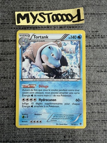 Carte pokémon tortank - tortank, 16/101