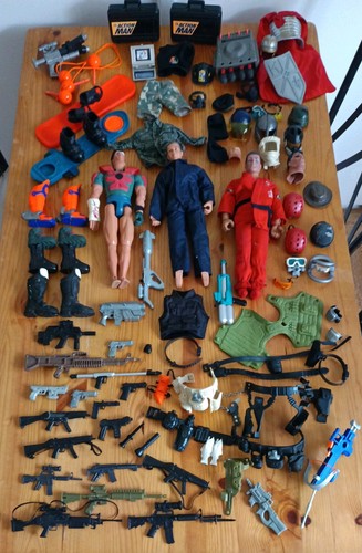 Action man vintage lot - man,