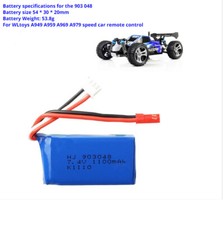 1Pcs 7.4v 1100mah battery For