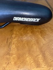 Diamondback Velo Bicycle 7" Wide 10" Long Large Cushioned Seat Saddle