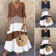 Robe Caftan Longue À Fleurs