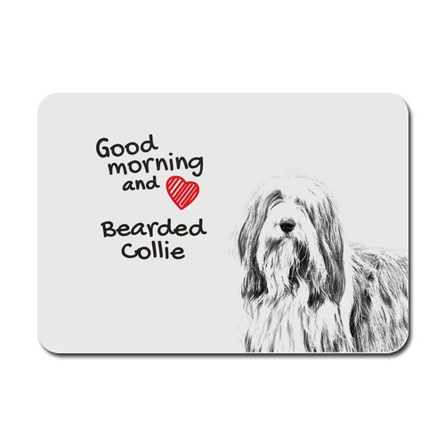 Bearded collie tapis - bearded,