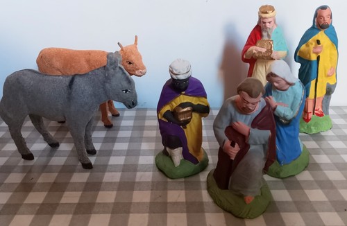 Anciens santons crèche - anciens, de