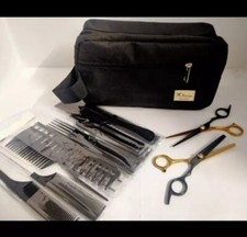 Ciseaux De Coiffure Professionnelles+ Peignes + Trousse - Coiffeur - Barbier