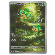 Feuillajou AR 089/086 Pokemon BLIF Art Rare Holo FR Scarlet & Purple