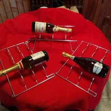 PORTE BOUTEILLES  INOX  LOT DE