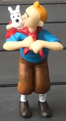 Figurine tintin milou - milou, ml