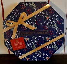 Yankee Candle "COURONNE DE L'AVENT", 24 BOUGIES CHAUFFE-PLAT + SUPPORT, Noël,...