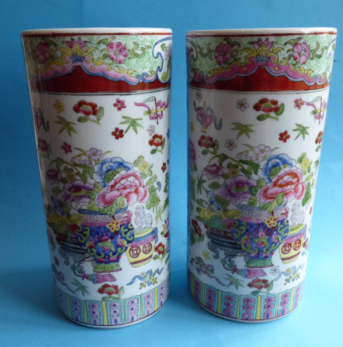 Grand paire vases - , rouleau
