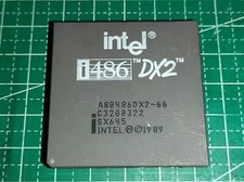 Vintage Rare CPU Intel i486DX2/66 A80486DX2-66 SX645 Working