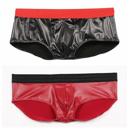 Hommes faux latex élasthanne - faux,