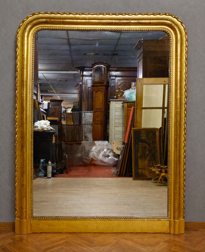 Miroir doré époque