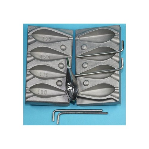 Moule plombs palangre perce - a,