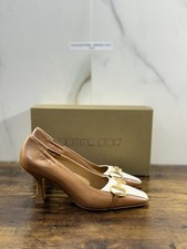 Pomme D’or Decollete’ Donna Leather White Leather Luxury Handmade Woman 39