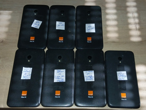 Lot smartphone orange - smartphone,
