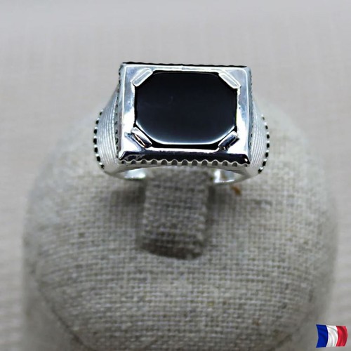 Bague chevalière homme argent - bague,