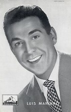 LUIS MARIANO RARE PROSPECTUS DISQUES LA VOIX DE SON MAITRE ANNES 50