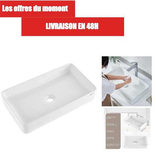 Vevor lavabo rectangulaire - vevor,