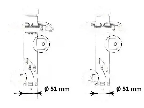 Amortisseurs kyb avant d - 2x, g+d