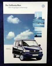 VW Bus T4 California Blue Prospectus 9.1998