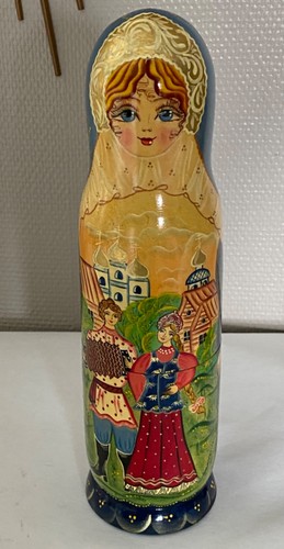 Poupée russe bois - russe, en