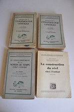 PIAGET, Jean. Ensemble de 4 volumes dont : La Construction du réel chez l'enfant