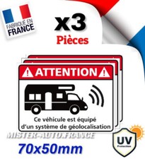 Autocollant Camping Car Alarme Antivol GPS pour Etanche Protection Anti UV