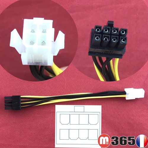 Cable alimentation atx 4pin - cable,