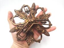 Antique Highly Decorative Bronze Chandelier Hanging Rosemary Breadapples