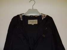 Burberry vêtement de luxe Parka Coat coupe-vent noir Fille 7 - 8 ans (128 cm)