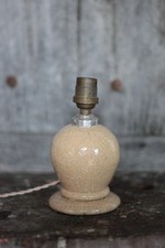 Lampe en faïence craquelé