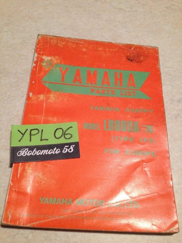 Yamaha parts list chappy - yamaha, 80