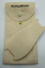 BALUME & MERCIER VELVET WATCH BAG 7X13.5mm WITH SKATE AND BUTTON