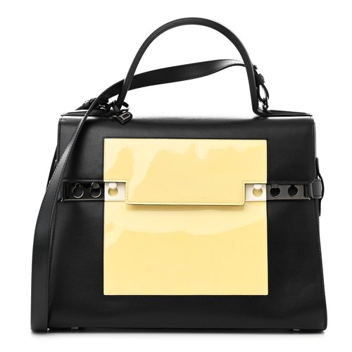 Delvaux calfskin patent - calfskin,