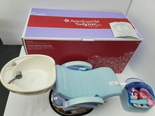 American Girl Doll Spa Chair Blue Salon Accessories Foot Bath Water Sounds