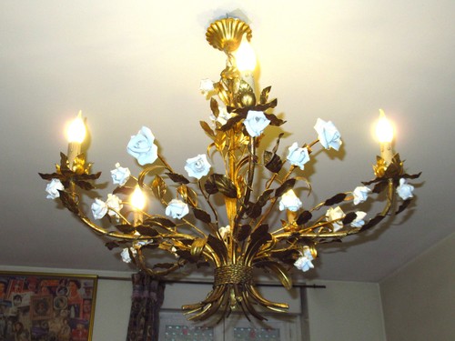 Ancien lustre métal - ancien,